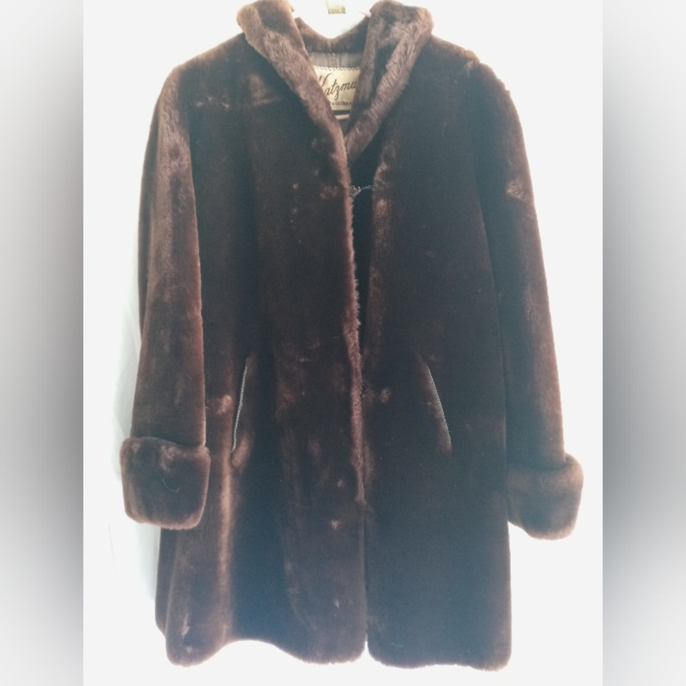 Katzman Fur (?) Coat Rust Brown
